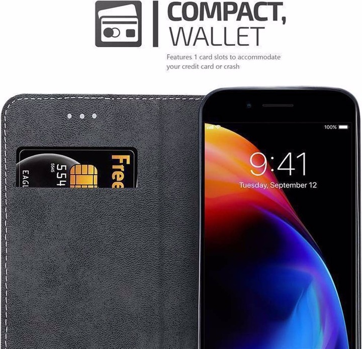 Actual product image Cadorabo Book X Wallet Cover (Apple iPhone 7 Plus, Apple iPhone 7s Plus)