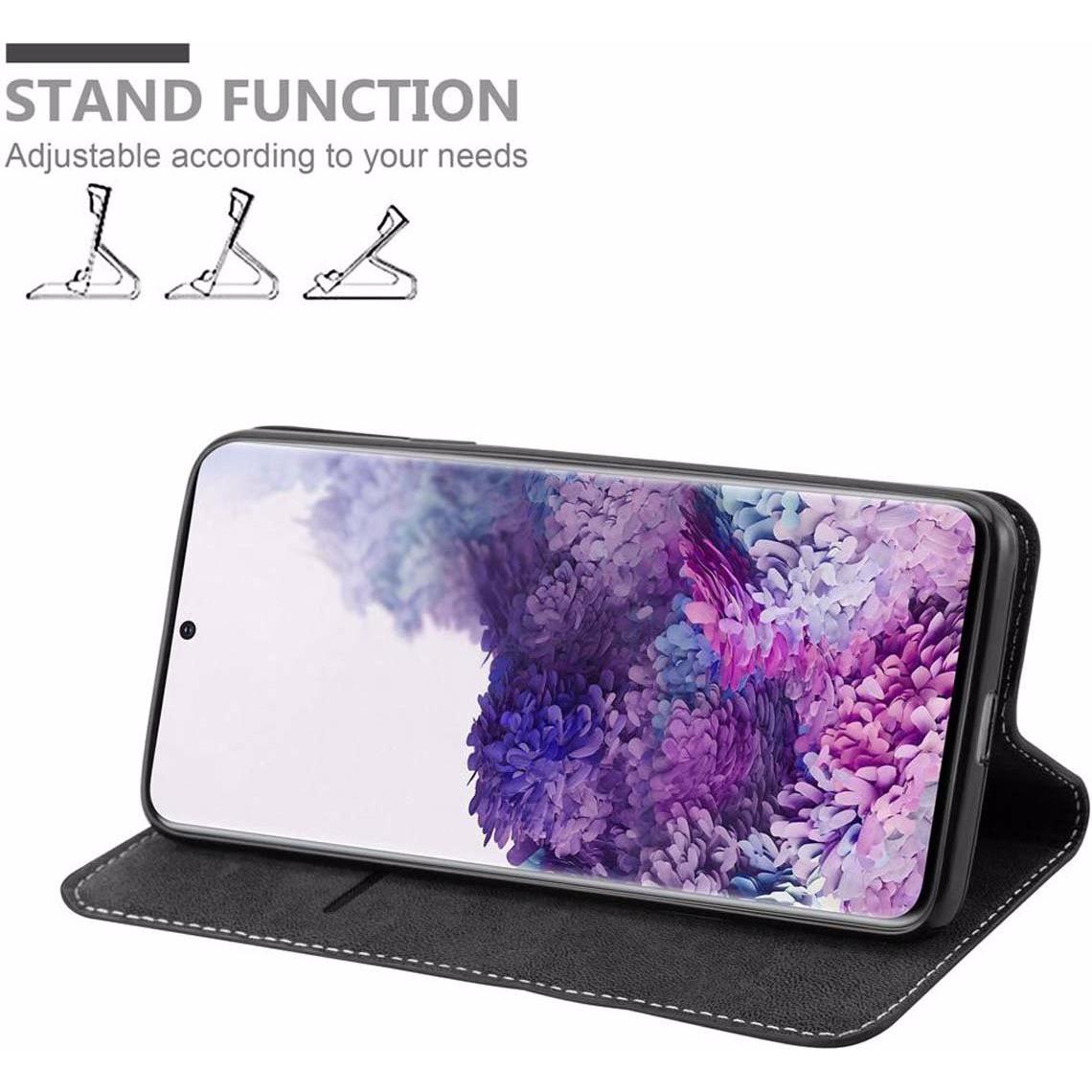 Thumbnail - Cadorabo Book X-Wallet Cover (Samsung Galaxy S20+), Smartphone Hülle, Schwarz