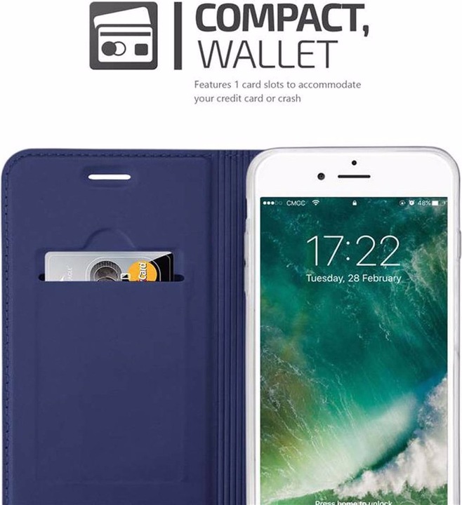Productafbeelding Cadorabo Boek Classy Style Cover (Apple iPhone 7 Plus, Apple iPhone 7s Plus)