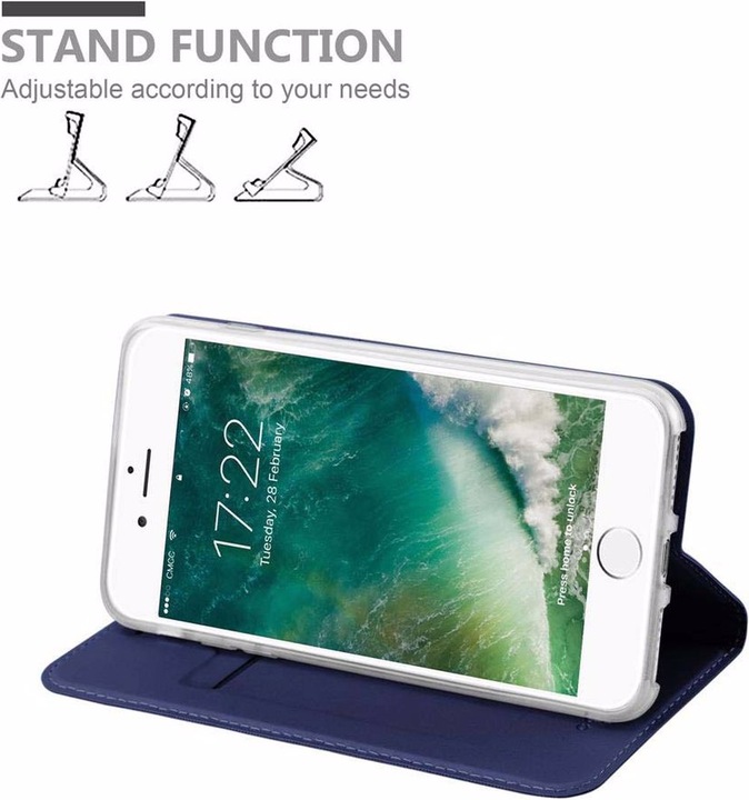 Productafbeelding Cadorabo Boek Classy Style Cover (Apple iPhone 7 Plus, Apple iPhone 7s Plus)