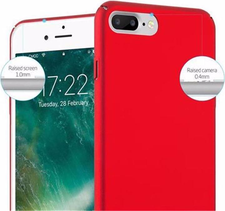 Image du produit Cadorabo Hard Cover Couverture métallique mate (Apple iPhone 7 Plus, Apple iPhone 7s Plus, Apple iPhone 8 Plus)