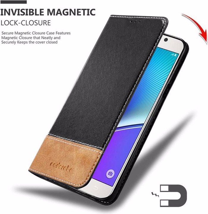 Actual product image Cadorabo Book X Wallet Cover (Samsung Galaxy Note 5)