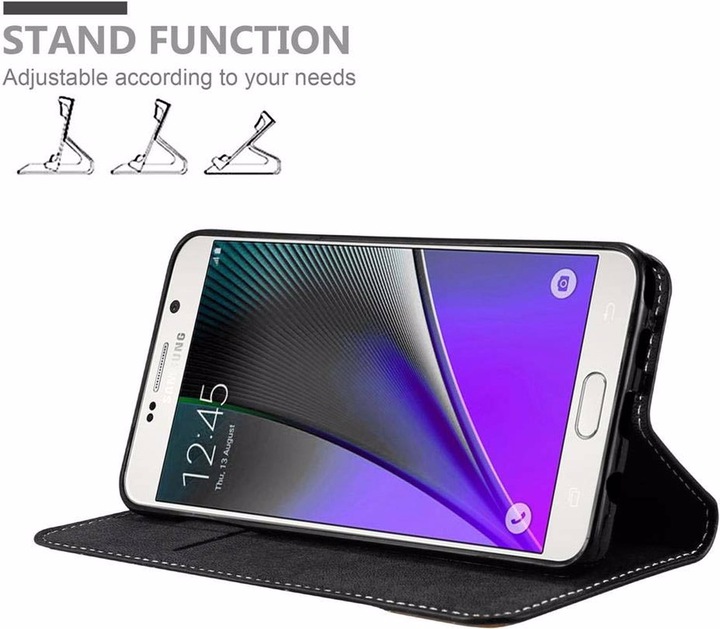 Actual product image Cadorabo Book X Wallet Cover (Samsung Galaxy Note 5)