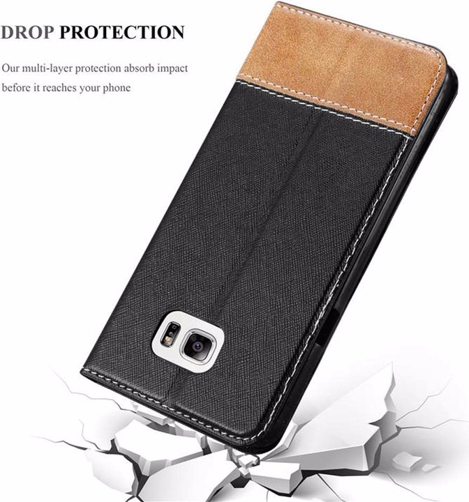 Actual product image Cadorabo Book X Wallet Cover (Samsung Galaxy Note 5)