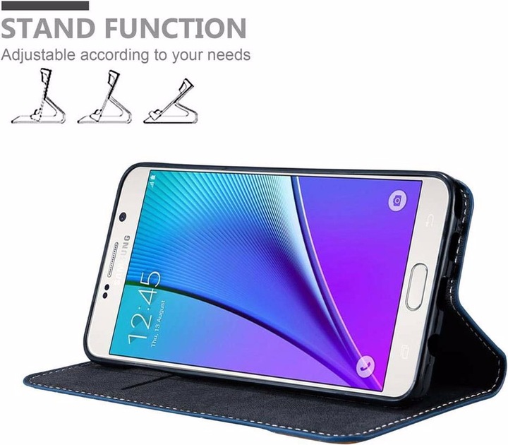 Actual product image Cadorabo Book X Wallet Cover (Samsung Galaxy Note 5)