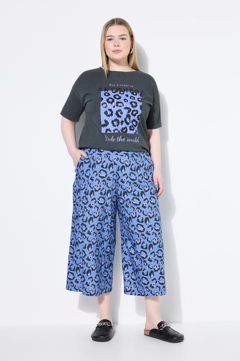 Produktbild Studio Untold Culotte, Wide Legs, Leoprint, Elastikbund (48)