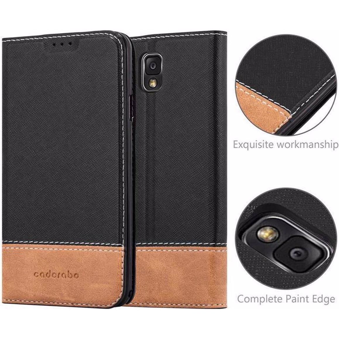 Thumbnail - Cadorabo Book X-Wallet Cover (Samsung Galaxy Note 3), Smartphone Hülle, Schwarz