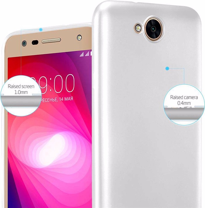 Produktbild Cadorabo TPU Matt Metallic Cover (LG X Power 2)