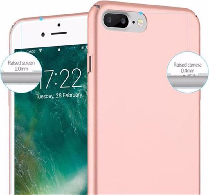 Produktbild Cadorabo Hard Cover Matt Metall Cover (Apple iPhone 7 Plus, Apple iPhone 8 Plus, Apple iPhone 7s Plus)