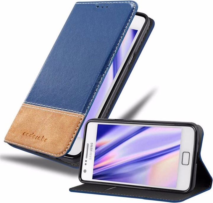 Actual product image Cadorabo Book X Wallet Cover (Samsung Galaxy S2)