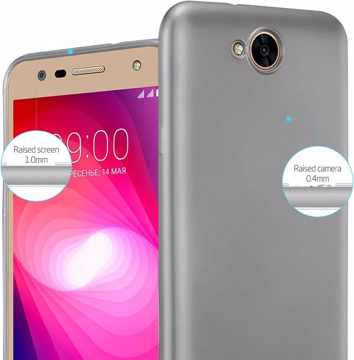 Produktbild Cadorabo TPU Matt Metallic Cover (LG X Power 2)