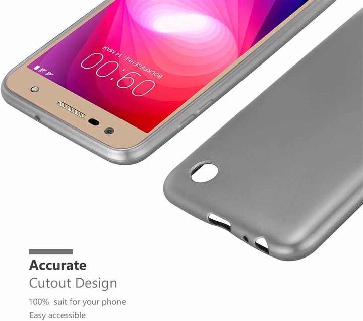 Produktbild Cadorabo TPU Matt Metallic Cover (LG X Power 2)