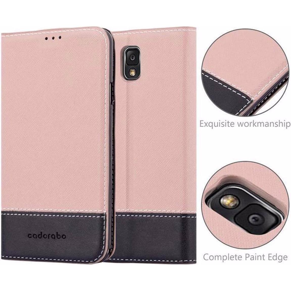 Thumbnail - Cadorabo Book X-Wallet Cover (Samsung Galaxy Note 3), Smartphone Hülle, Rosa