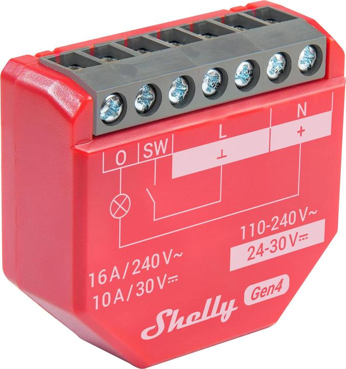 Immagine prodotto Shelly 1PM Gen4 (Attuatore dell'interruttore)