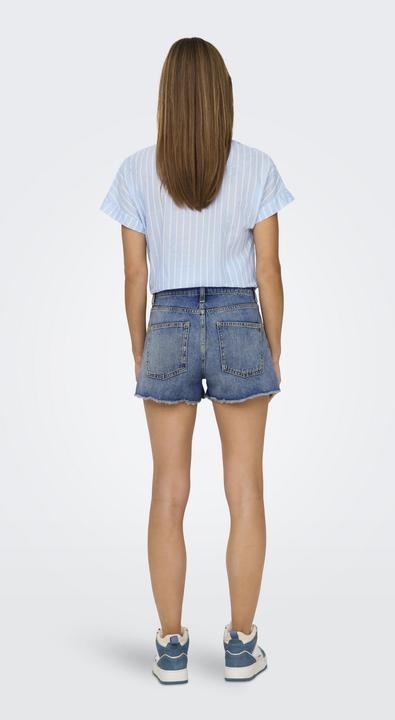 Produktbild Only ONLZUMA Hohe Taille Normal geschnitten Jeans-Shorts Jeans-Shorts
