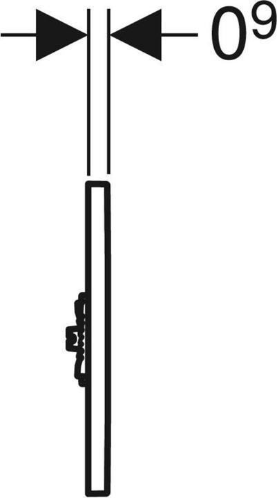 Produktbild Geberit Urinalsteuerung Typ 01 berhrungslos Infrarot Netzbetrieb wei 116.021.11.