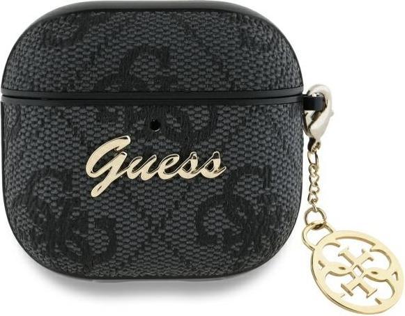 Produktbild Guess 4G Charm Collection Cover für Apple Airpods 4 - black (Kopfhörer Hülle)