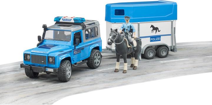 Productafbeelding Bruder Land Rover Defender Politieauto
