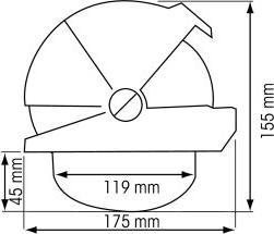 Actual product image Plastimo Offshore 135 compass, black