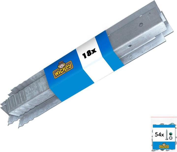 Actual product image Wickey Bodenanker/Pfostenanker Set 18 Stück