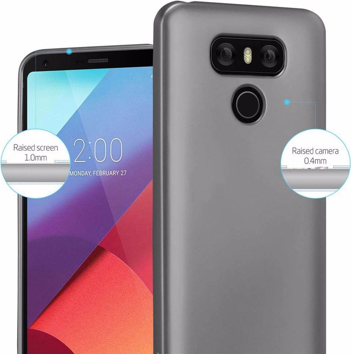 Produktbild Cadorabo TPU Matt Metallic Cover (LG G6)