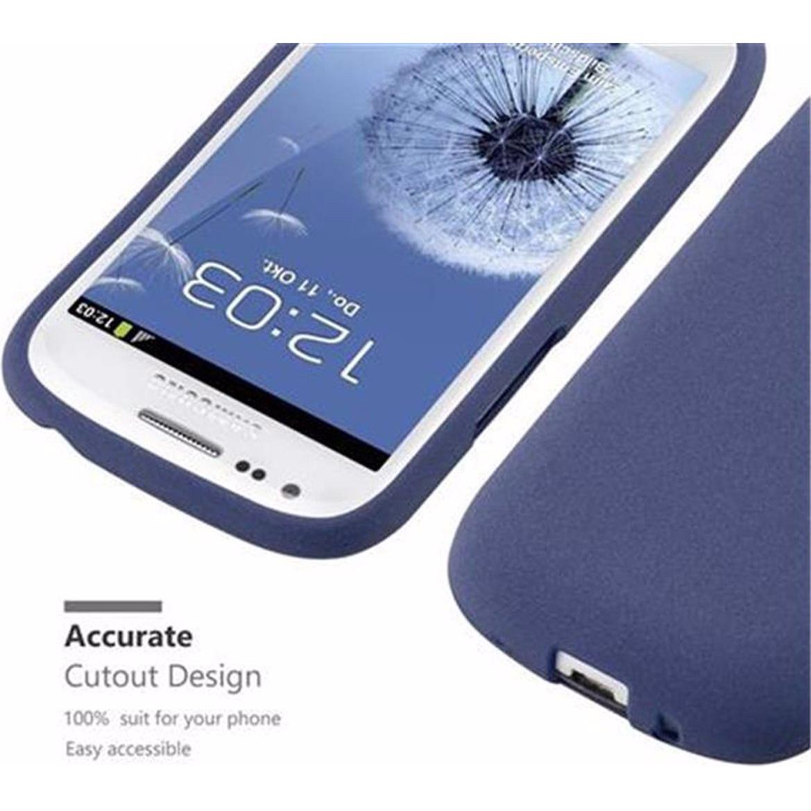 Thumbnail - Cadorabo TPU Frosted Cover (Samsung Galaxy S3 Mini), Smartphone Hülle, Blau