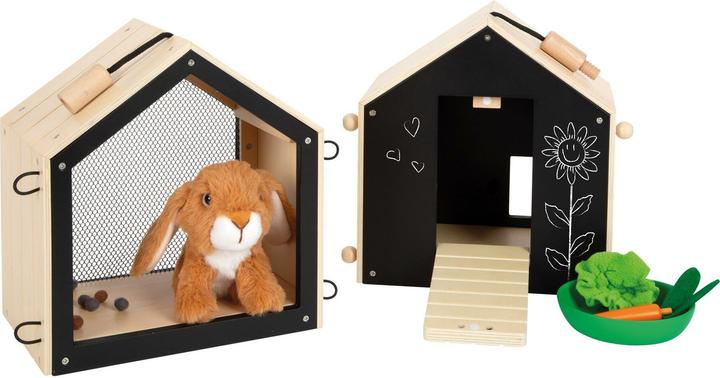 small foot Rabbit hutch with run