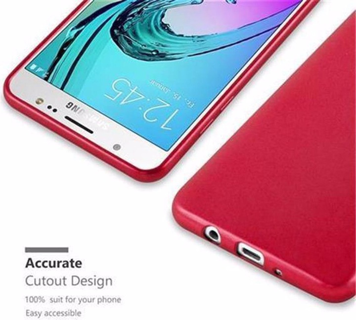 Actual product image Cadorabo TPU Matt Metallic Cover (Samsung Galaxy J5 (2016))