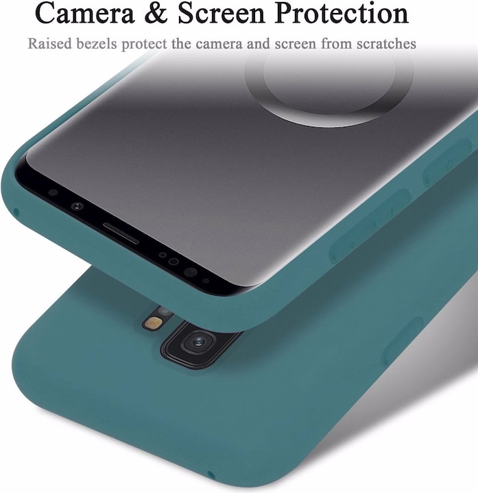 Immagine prodotto Cadorabo Copertura della cassa del silicone liquido TPU (Samsung Galaxy S9+)