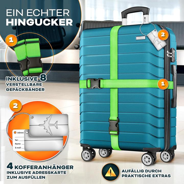 Actual product image Tillvex Reisekoffer-Set mit TSA-Schloss (4-teilig)