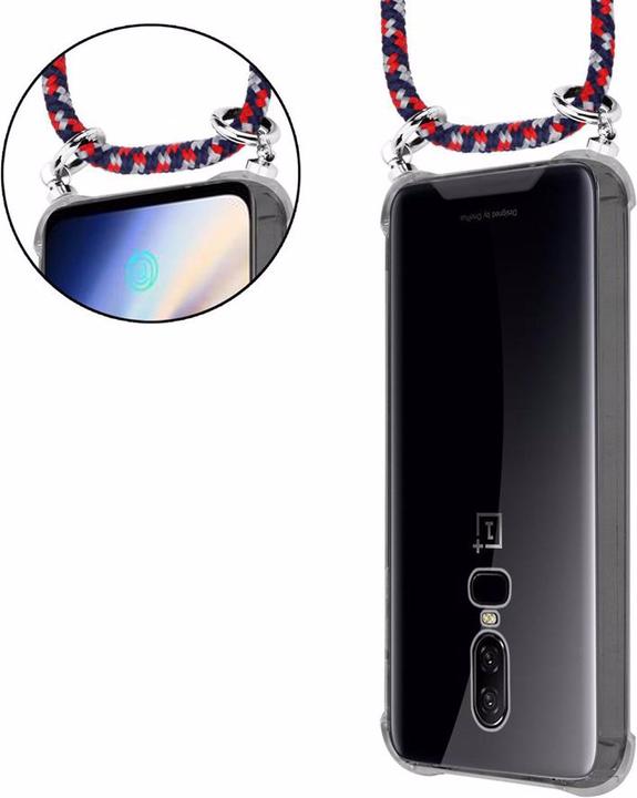 Produktbild Cadorabo TPU Handy Kette SILBER Cover