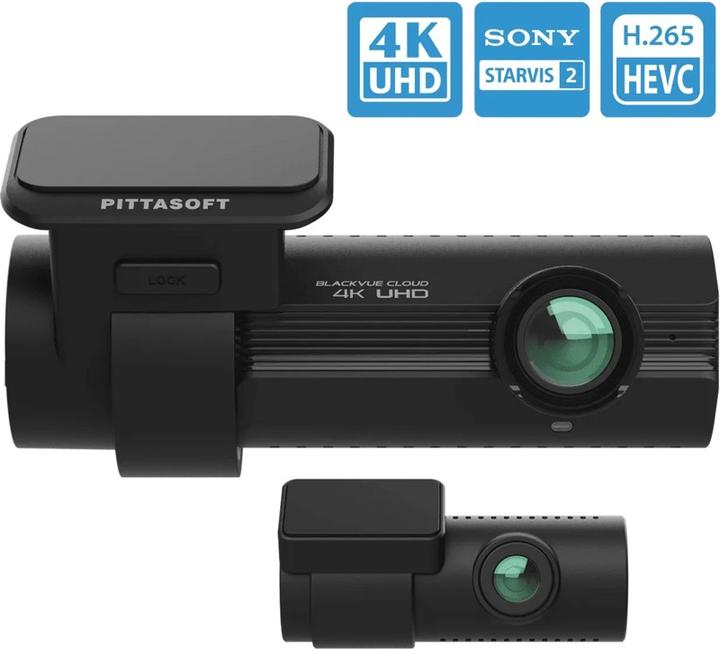 Blackvue DR970X-2CH Plus II (Beschleunigungssensor, Eingebautes Mikrofon, GPS-Empfänger, WLAN, UHD)