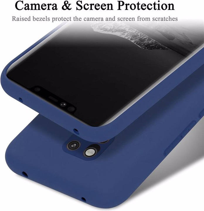 Actual product image Cadorabo TPU Liquid Silicone Case Cover (Mate 20 Pro)