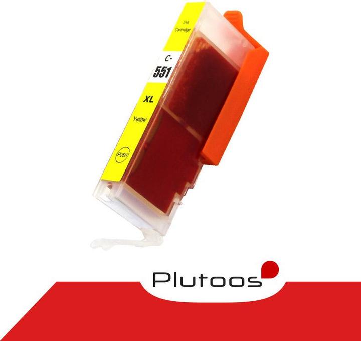 Actual product image Plutoos Canon CLI-551 Y Cartridge XXL compatible, Yellow