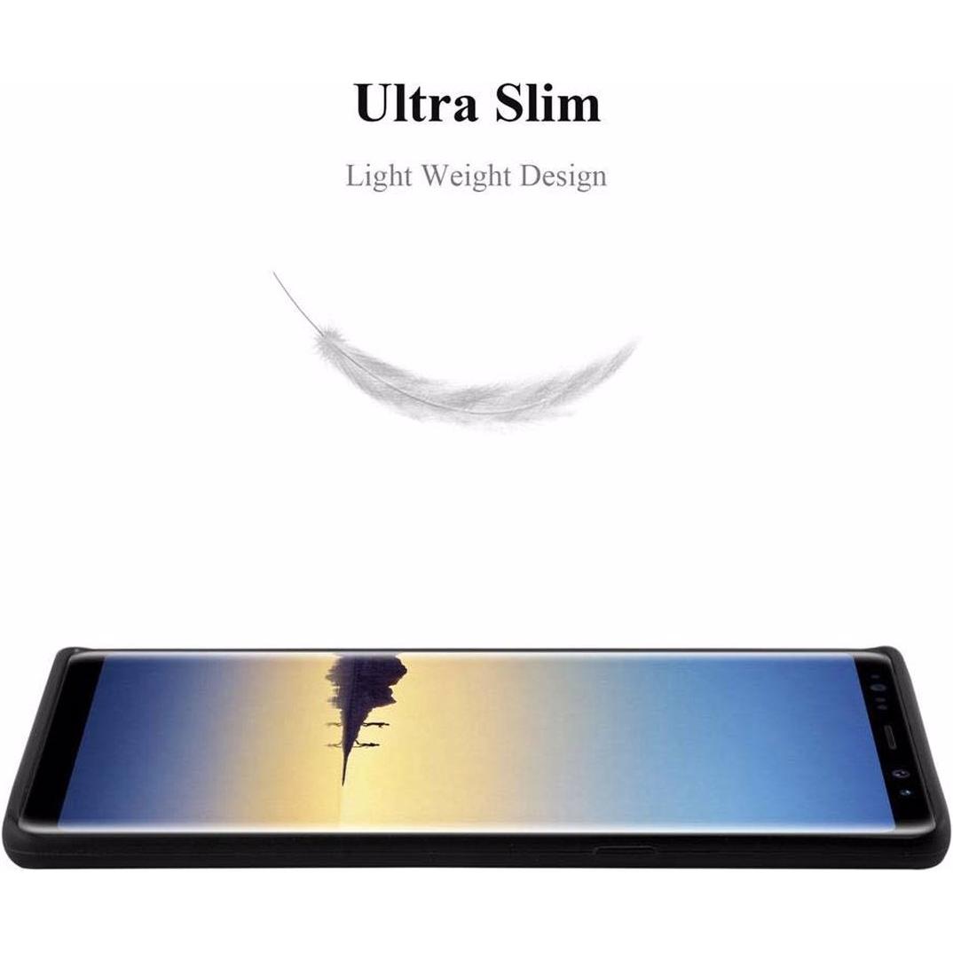 Thumbnail - Cadorabo TPU Matt Metallic Cover (Samsung Galaxy Note 8), Smartphone Hülle, Schwarz