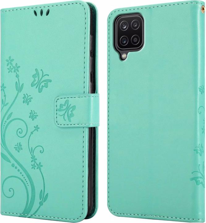 Actual product image Cadorabo Flower Book Cover (Samsung Galaxy A12)