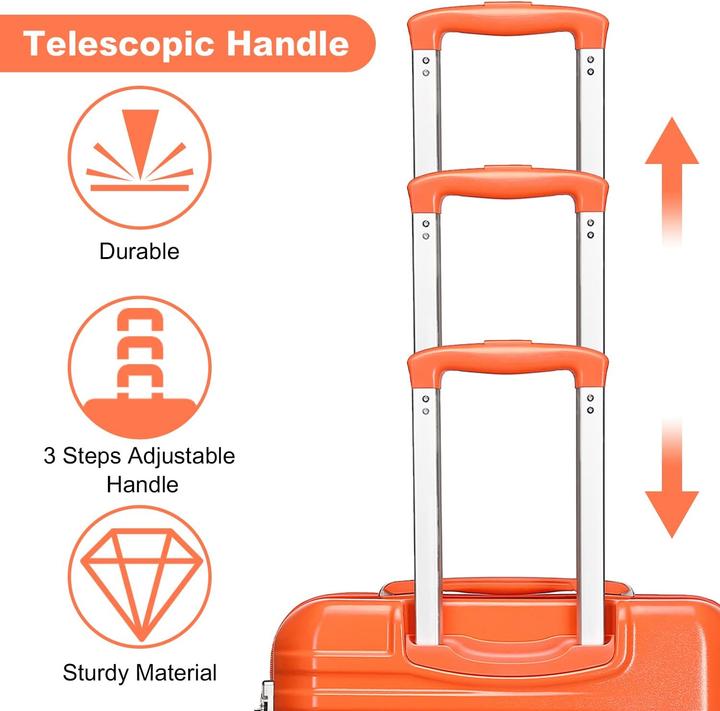 Actual product image British Traveller Handgepäck Koffer mit TSA-Schloss