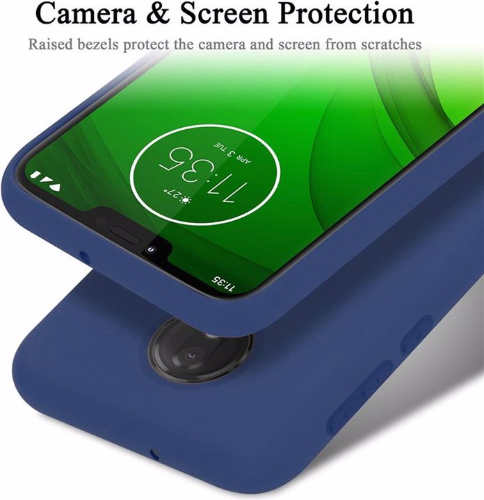 Produktbild Cadorabo TPU Liquid Silicone Case Cover (Motorola G7 Power)