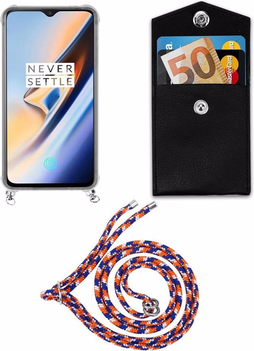 Produktbild Cadorabo TPU Handy Kette SILBER Cover