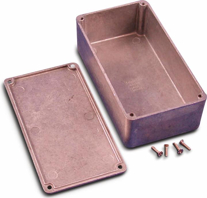 Actual product image Hammond Aluminium housing, 1590P1, 153x82x50 mm (Housing)