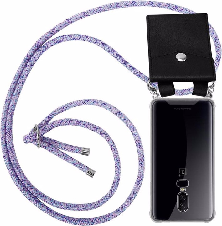Produktbild Cadorabo TPU Handy Kette SILBER Cover