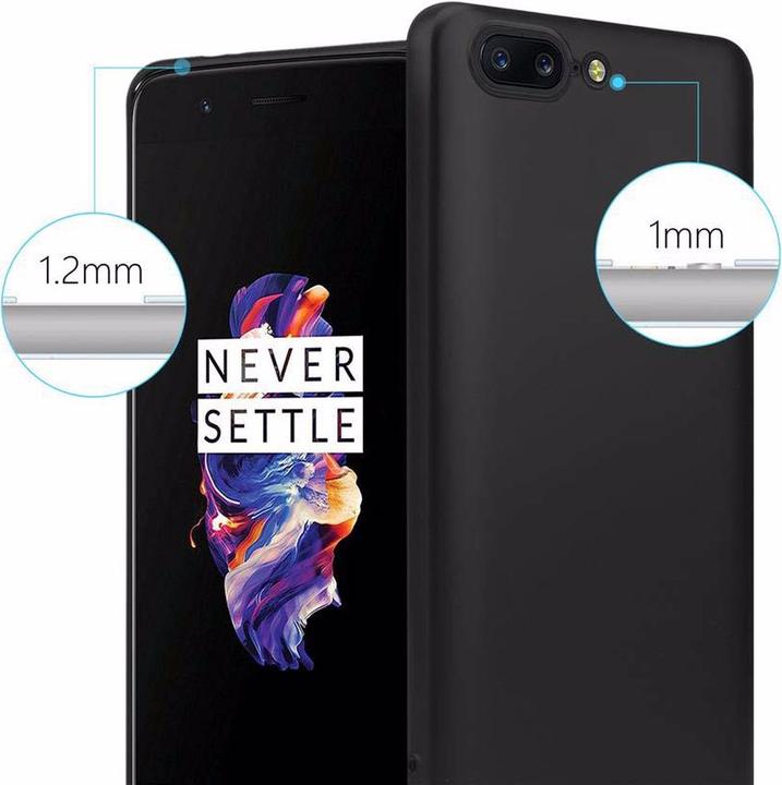 Actual product image Cadorabo TPU Matt Metallic Cover (OnePlus 5)