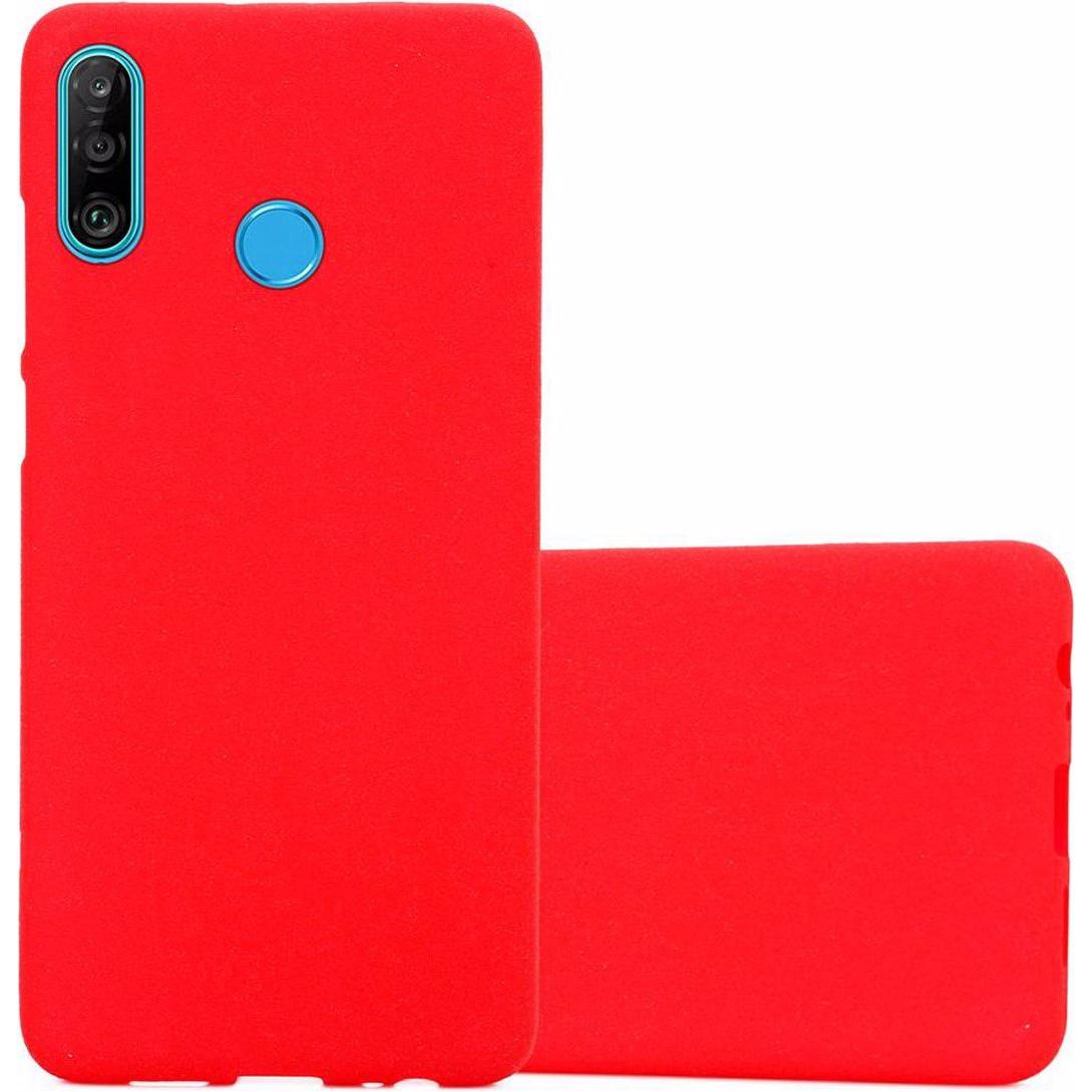 Thumbnail - Cadorabo TPU Frosted Cover (Huawei P30 Lite), Smartphone Hülle, Rot