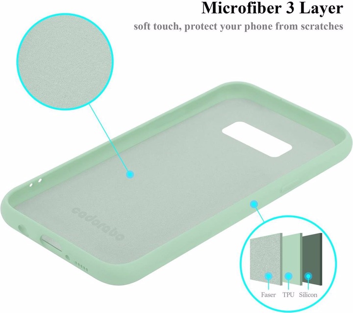 Produktbild Cadorabo TPU Liquid Silicone Case Cover (Samsung Galaxy S8+)