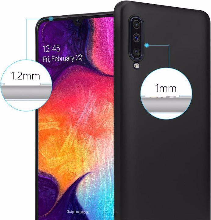 Immagine prodotto Cadorabo Copertura metallica opaca in TPU (Samsung Galaxy A50)