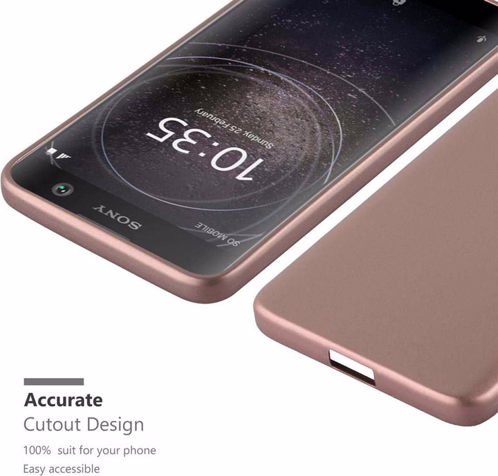 Produktbild Cadorabo TPU Matt Metallic Cover (Sony Xperia XA2)