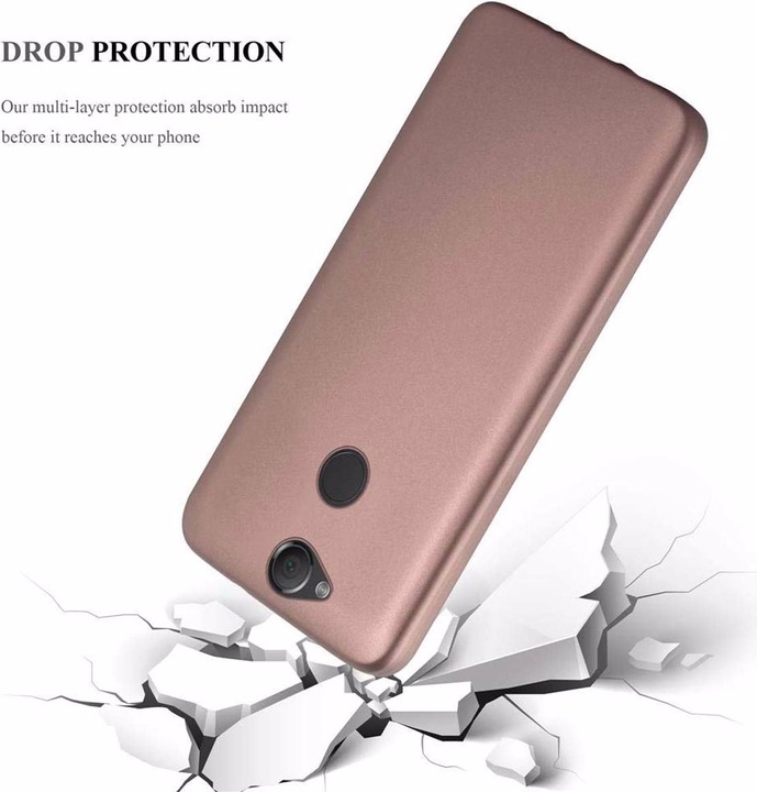 Produktbild Cadorabo TPU Matt Metallic Cover (Sony Xperia XA2)
