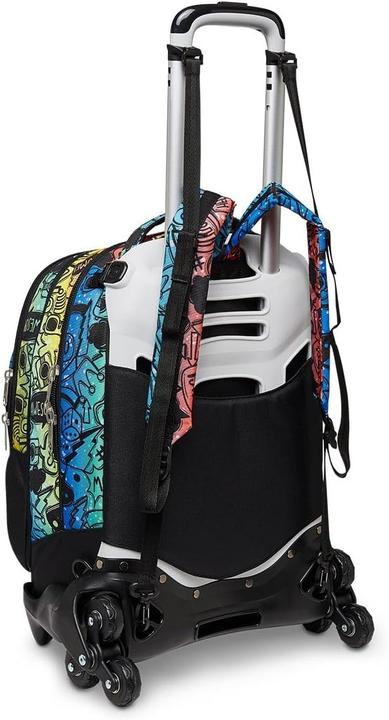 Produktbild Seven TR. Jack 3WD+ -DETACH FLUO STAMP, Jet zwart, Eén maat, school (47 l)