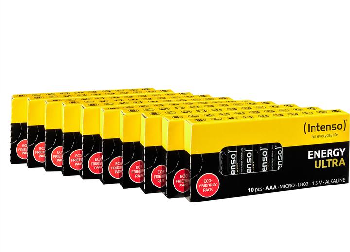 Productafbeelding Intenso Energie Ultra (100 Pcs., AAA / LR03 / Micro / R03 / AM4 / MN2400 / KR03, 1250 mAh)