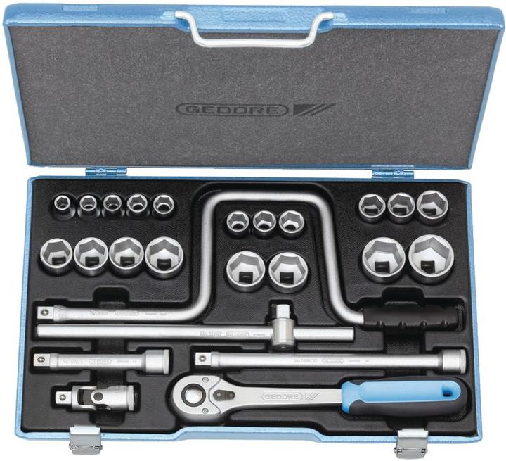 Produktbild Gedore D 19 TMU-10 Steckschlüssel-Satz 1/2" 25-teilig UD 10-32 mm (1/2")